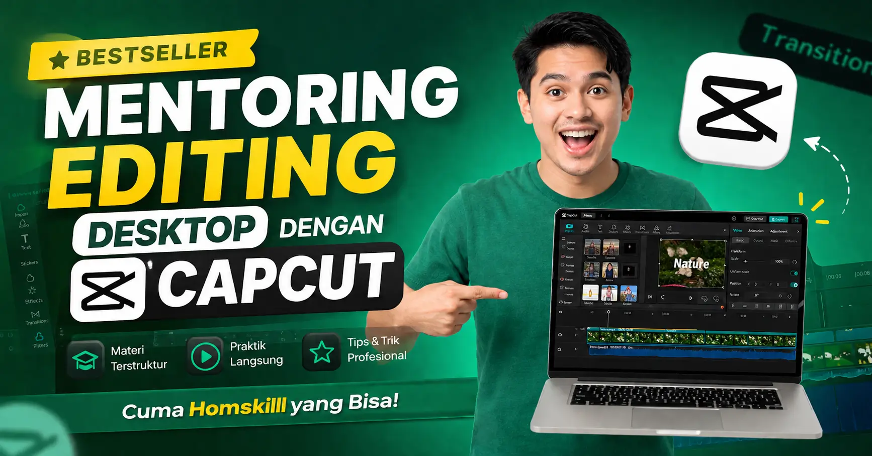 MENTORING EDITING STYLE USE APP CAPCUT FOR DESKTOP